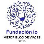 Premio Mejor Blog de Viajes 2015. Fundacion IO