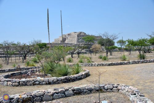 Templo rojo - Zona arqueológica Cañada de la Virgen