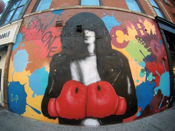 Nueva York - mural Joey Ramone